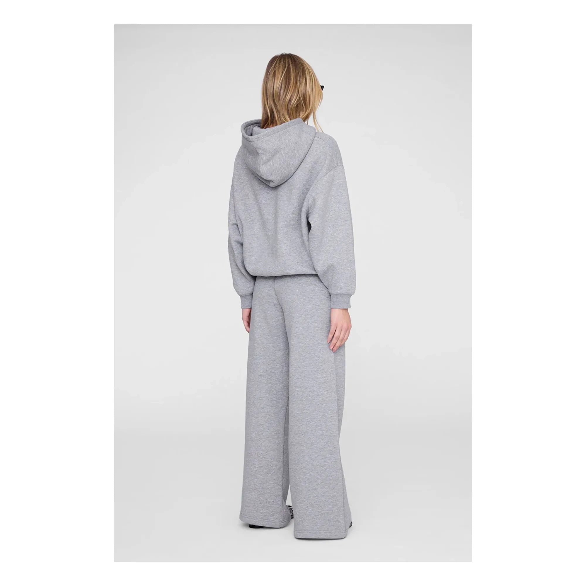 Anine Bing - Cárdigan Kacey Monogram | Gris jaspeado