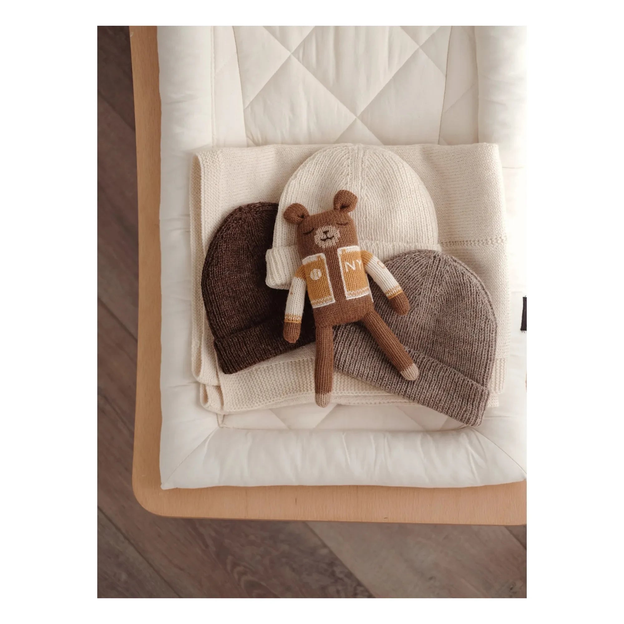 Main Sauvage - Oso de Peluche Béisbol | Mostaza