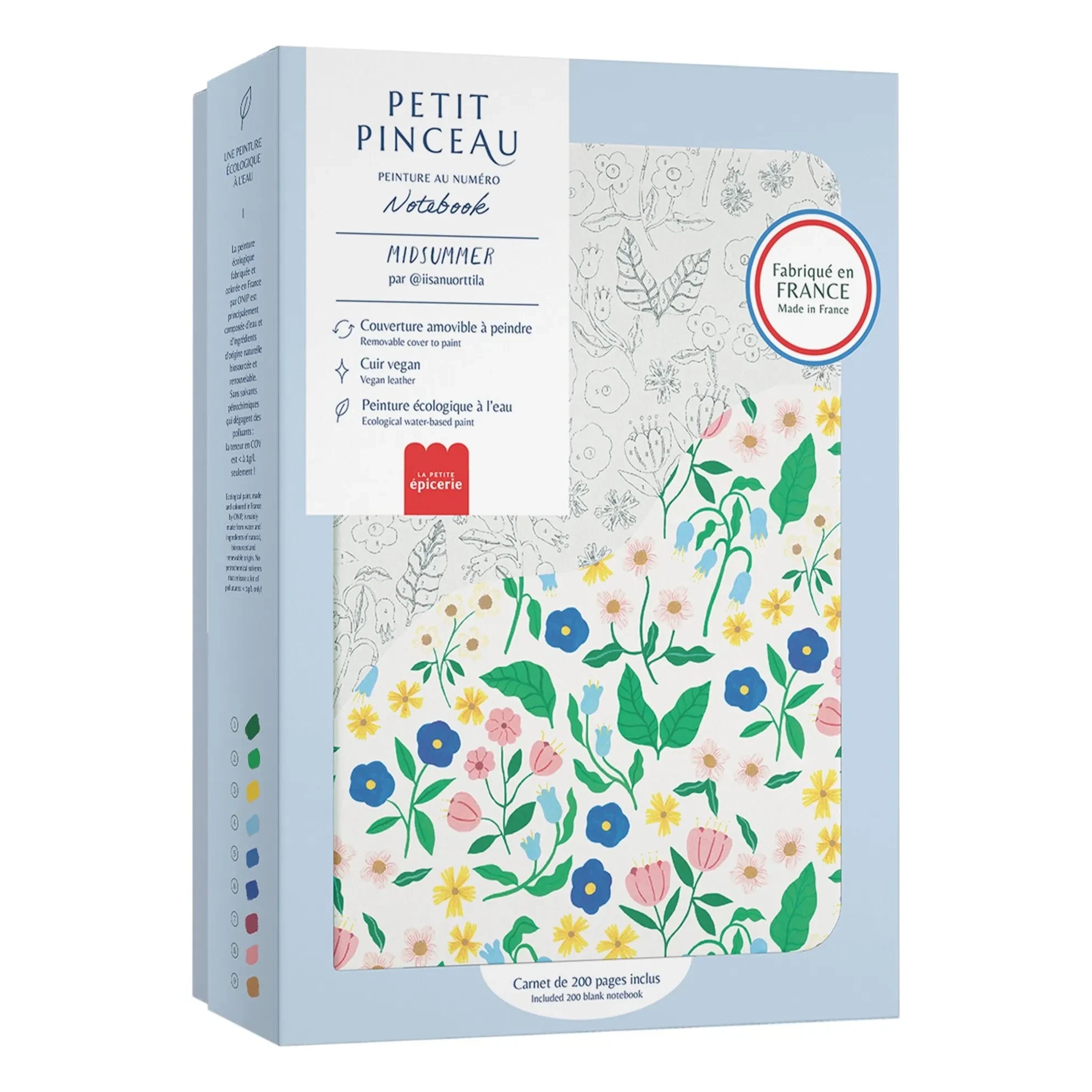 La Petite Épicerie - Libro para colorear - Pleno verano
