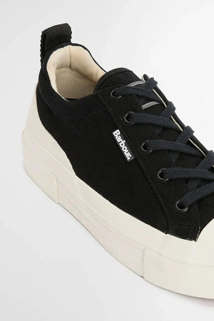 Zapatillas deportivas bajas de algodón Barbour Stanhope Trainer para mujer