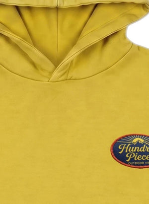 Hundred Pieces - Pat Outdoor Sudadera de Algodón Orgánico | Mostaza