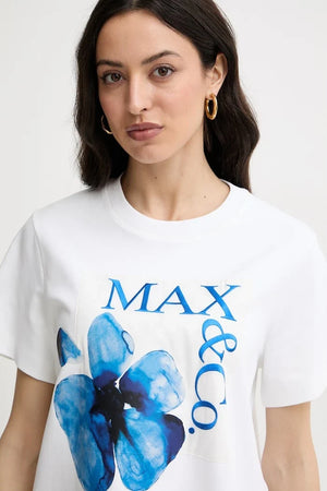 Max&Co. MCOMAMBO camiseta de algodón para mujer