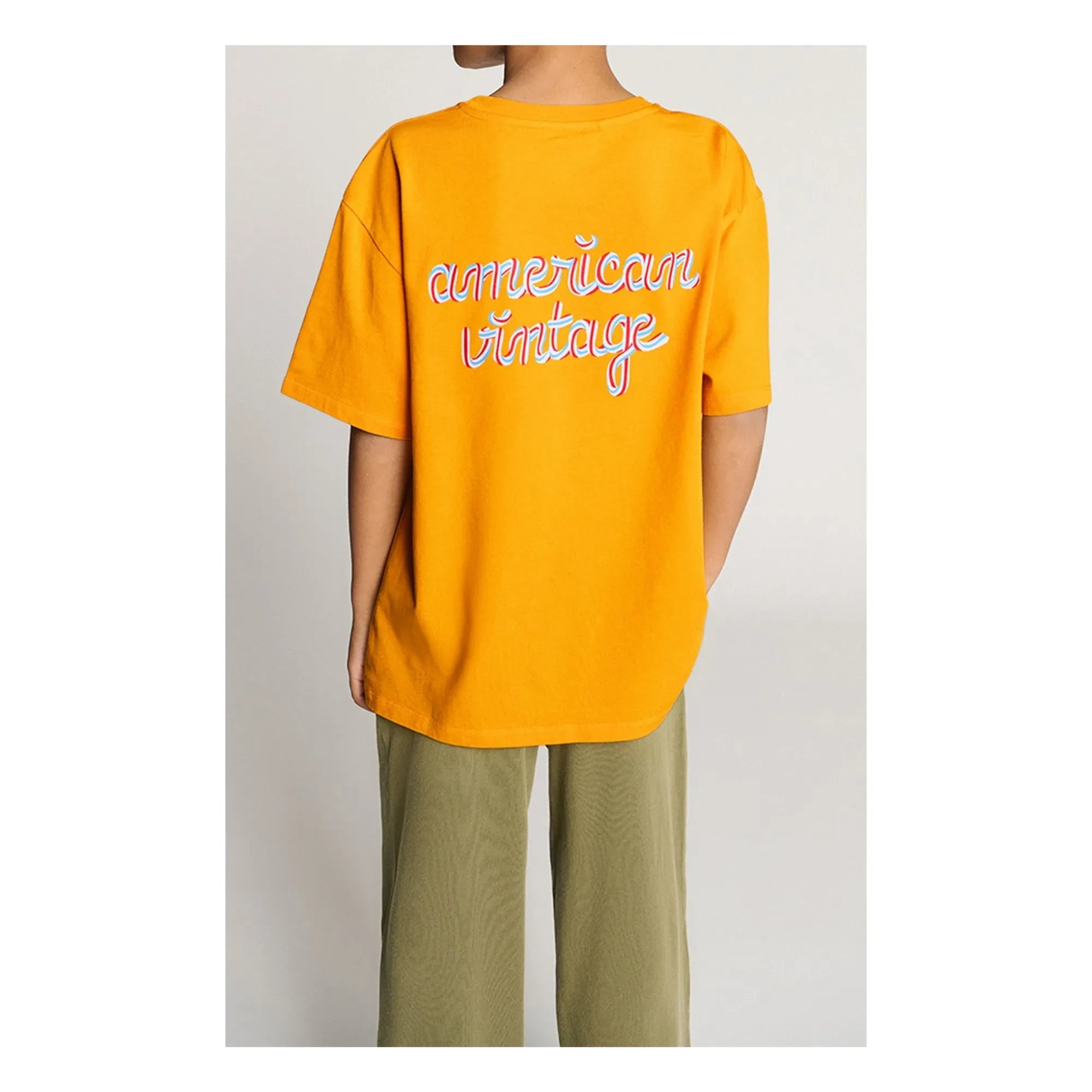 American Vintage - Camiseta Fizvalley Pasta de Dientes | Naranja