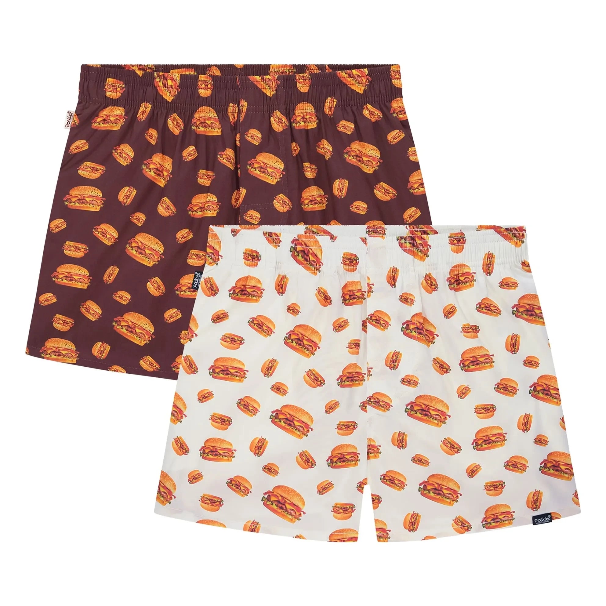 Pockies - Boxers Burger Paquete 2 | Rojo