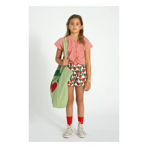 Piupiuchick - Pantalón Corto Estampado Floral | Blanco