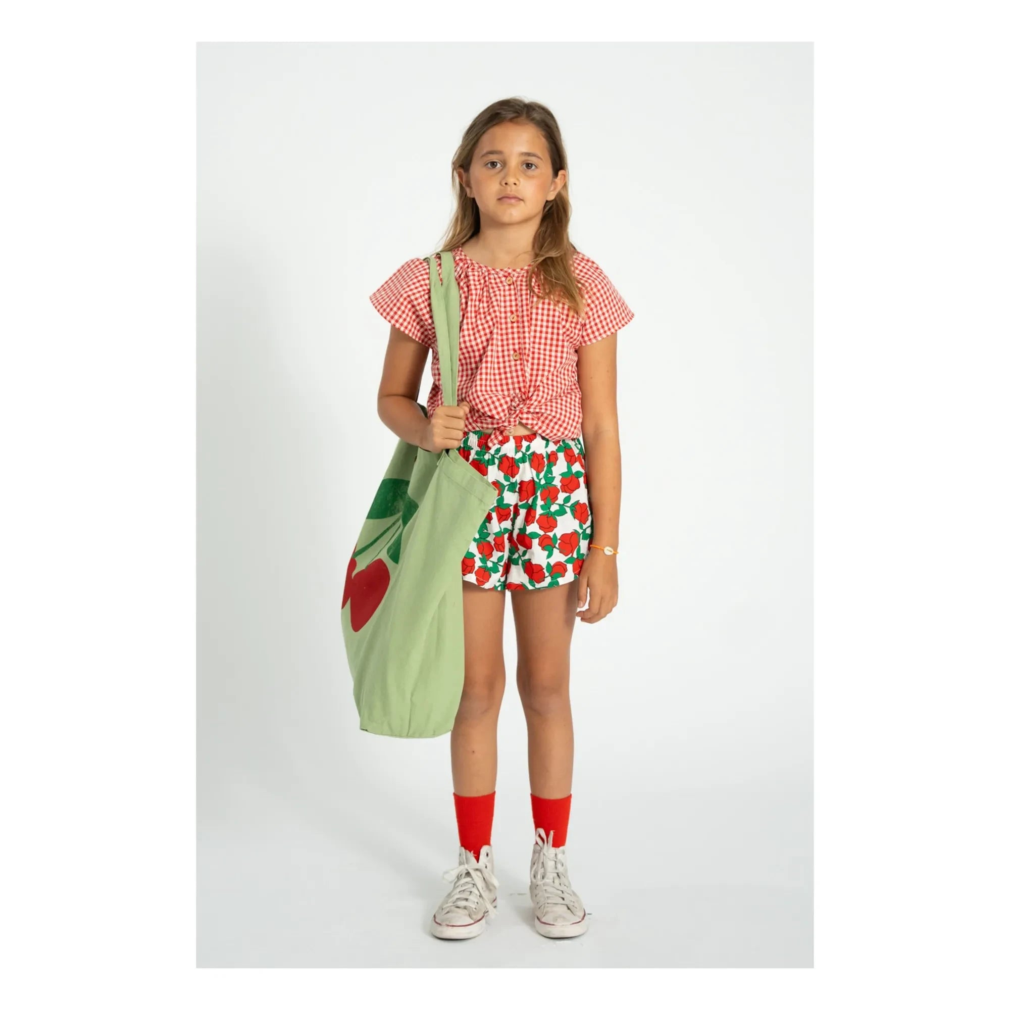 Piupiuchick - Pantalón Corto Estampado Floral | Blanco