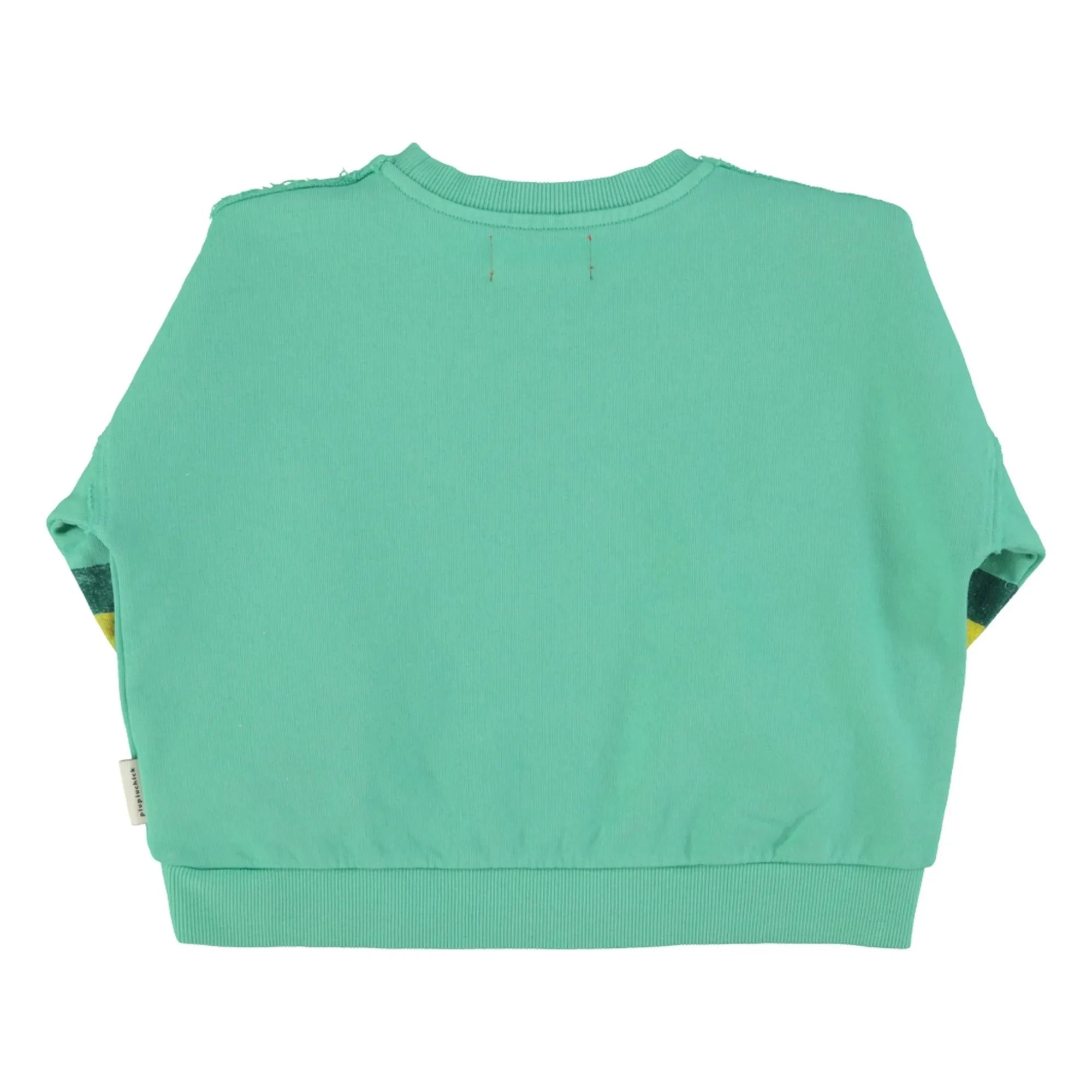 Piupiuchick - Sudadera a rayas de algodón orgánico | Verde