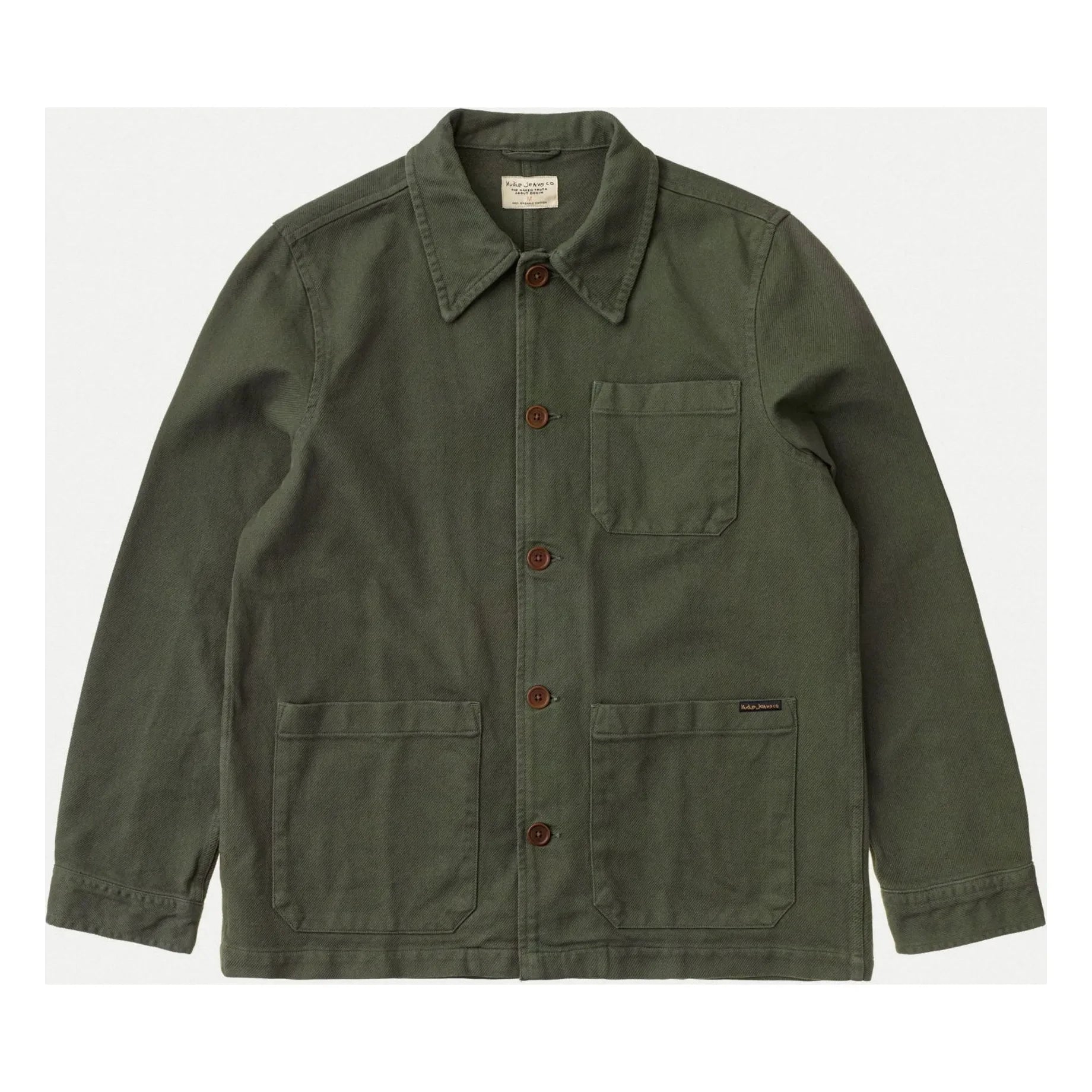 Nudie Jeans - Chaqueta Barney | Verde oliva