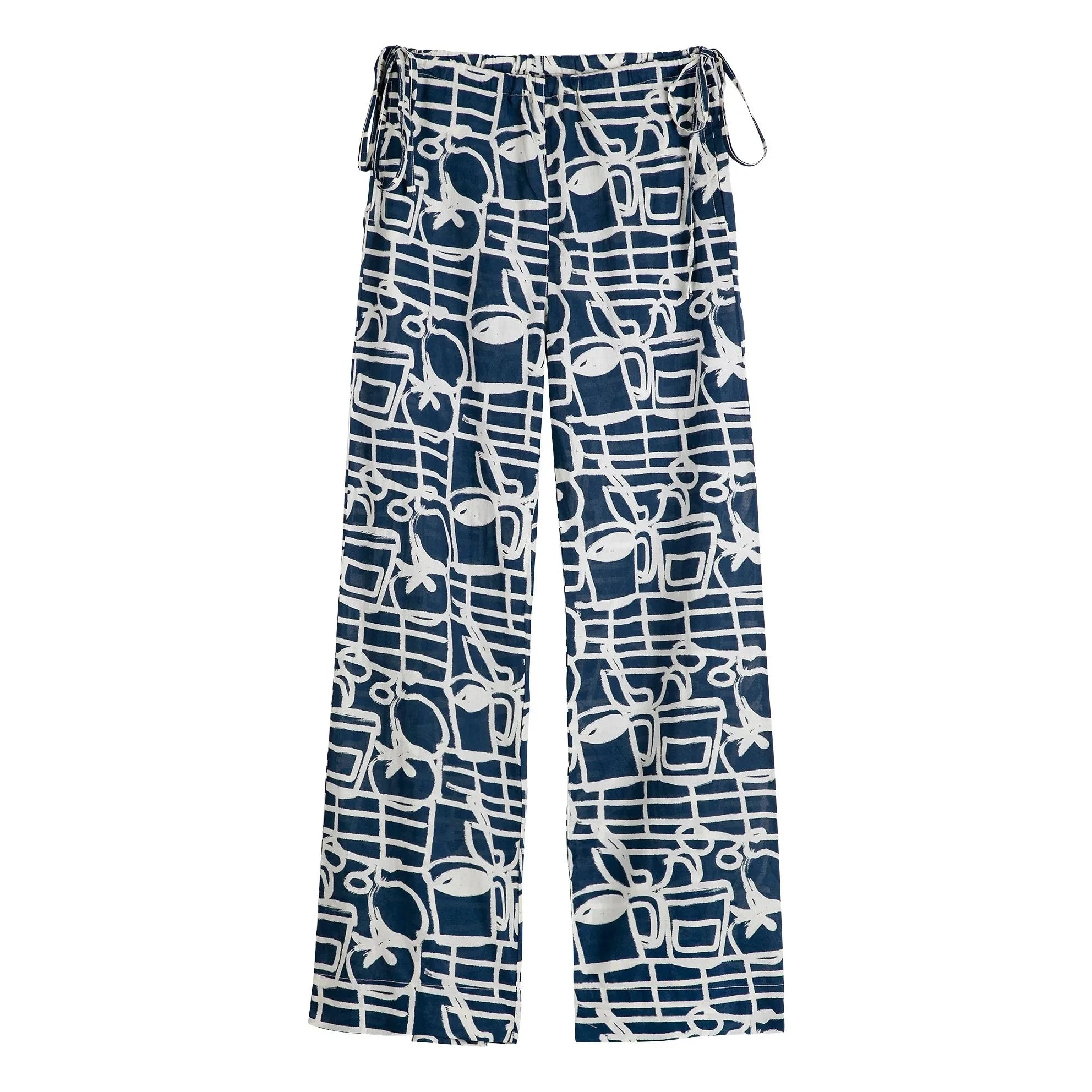 Bobo Choses - Pantalones de algodón orgánico Cookery Festival | Azul marino