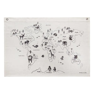 Rose in April - Mapa del mundo
