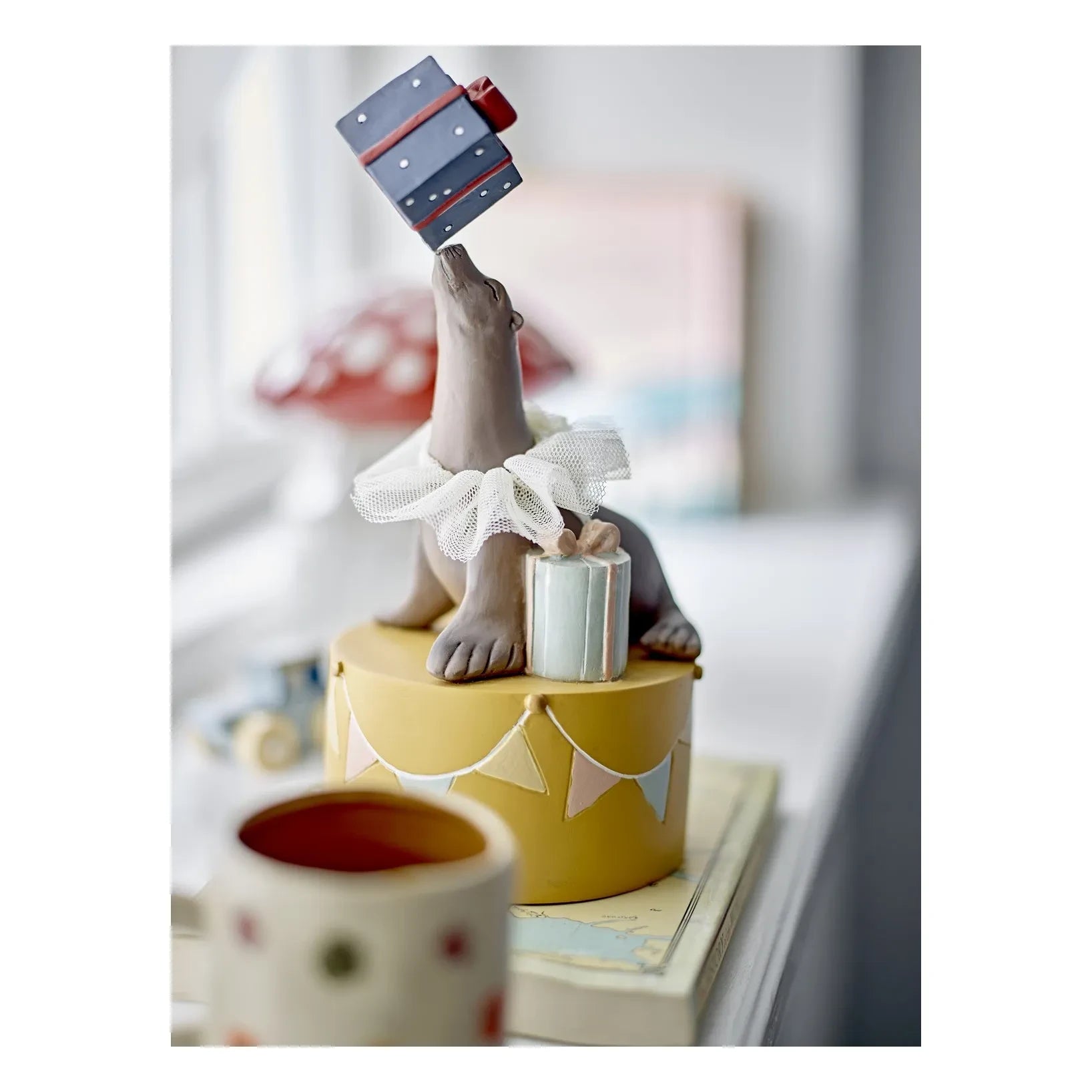 Bloomingville Mini - Flor Sea Lion Mumluk | Sarı
