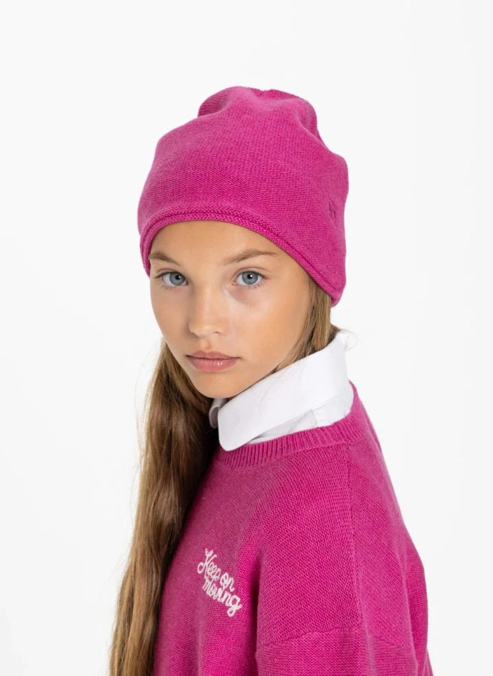 Smallable Kid - Shelly "Keep On Moving" Suéter de Lana | Fucsia
