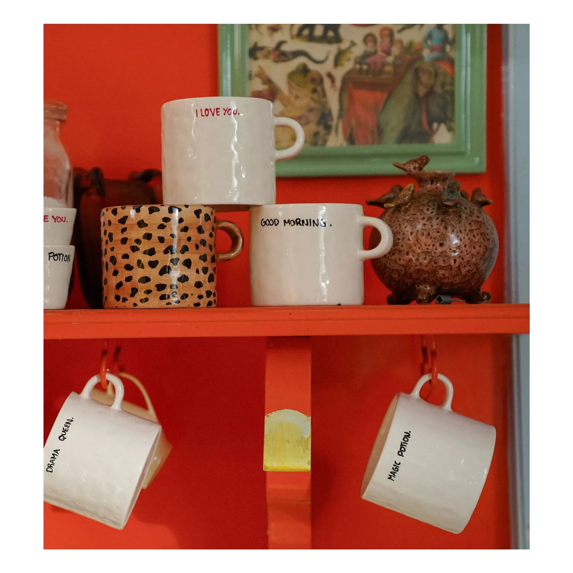 Anna + Nina - Tazas de espresso Perfect Morning - Juego de 2 | Crudo