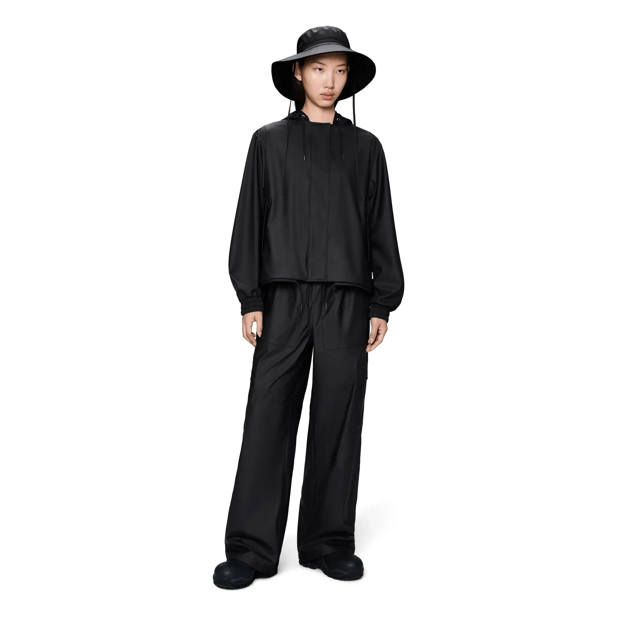 Rains - Chaqueta String W3 | Negro