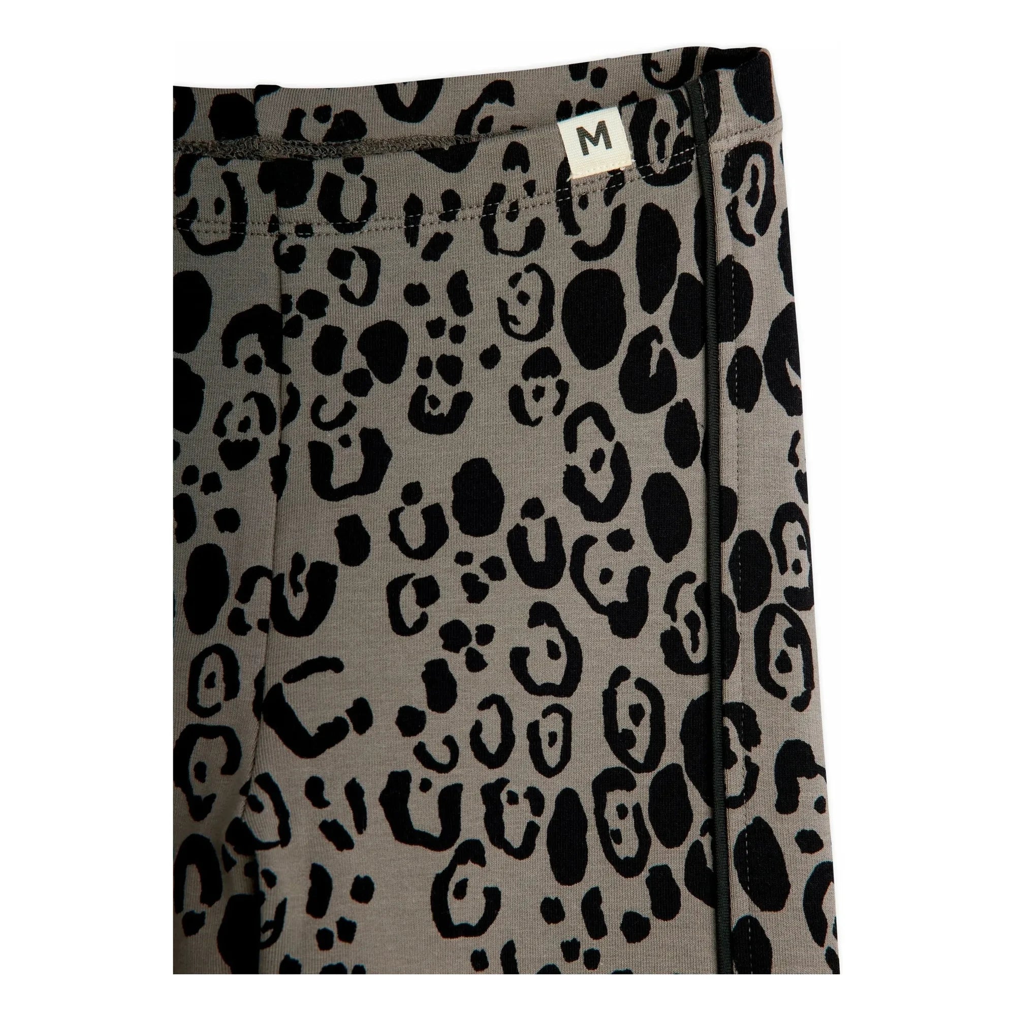 Mini Rodini - Leggings de leopardo de algodón orgánico | Gris