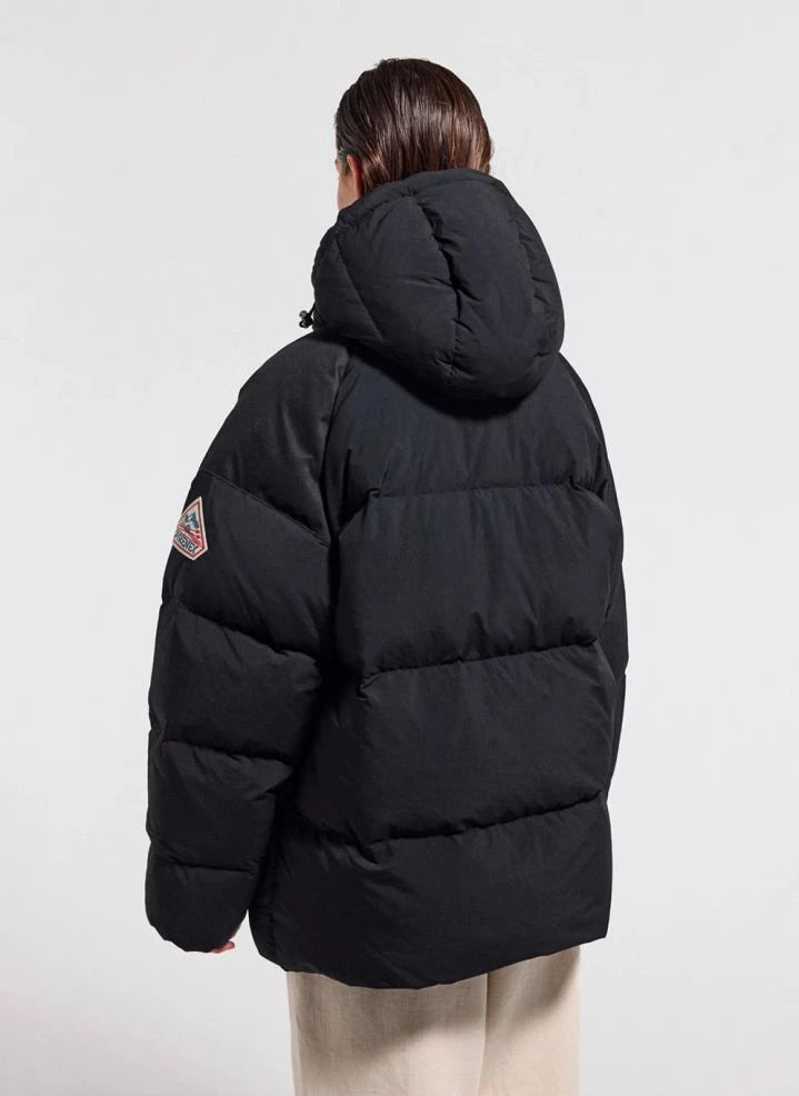 Pyrenex - Retro Sten Nylon Dolgulu Mont | Siyah