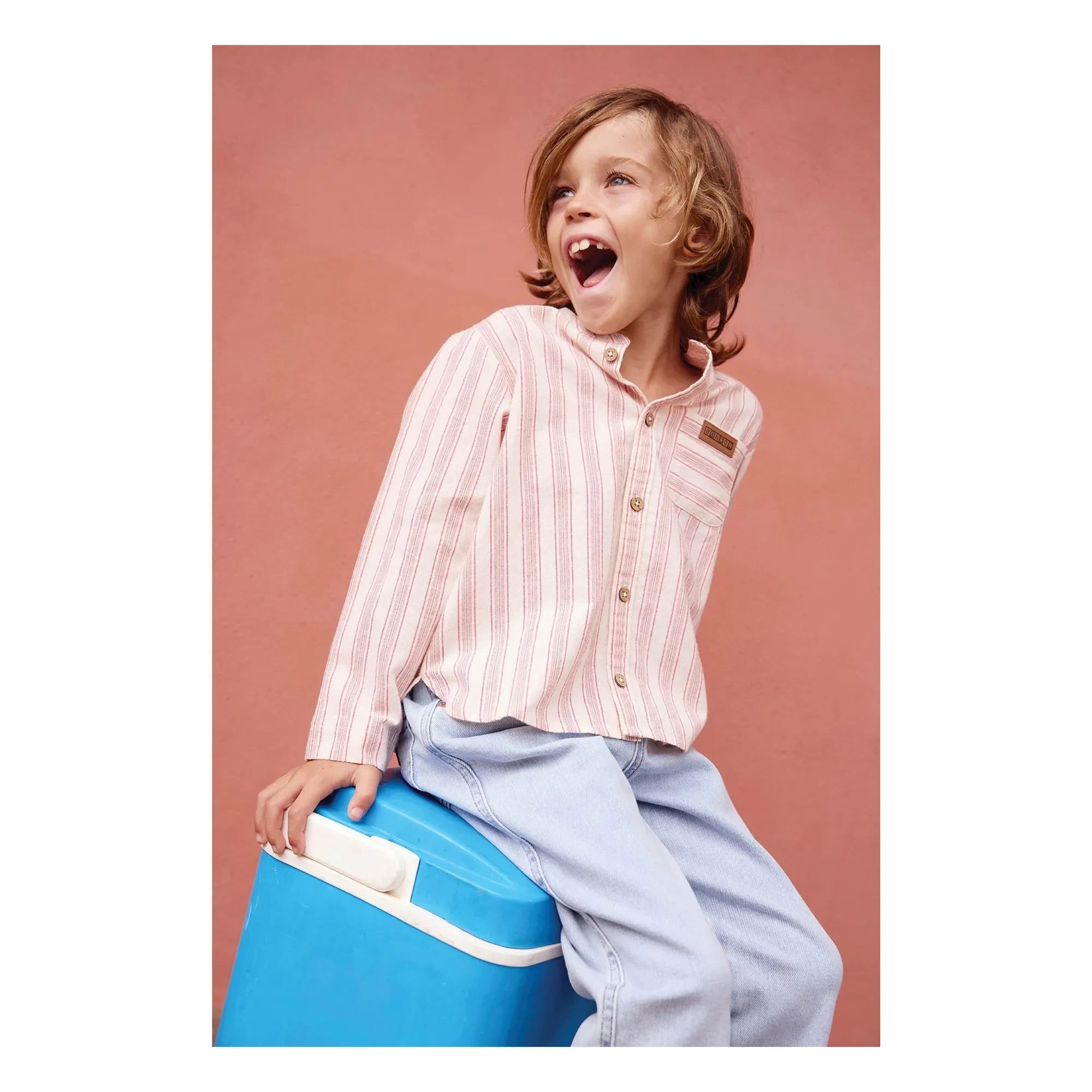 Bonton - Never Camisa a rayas | Crema