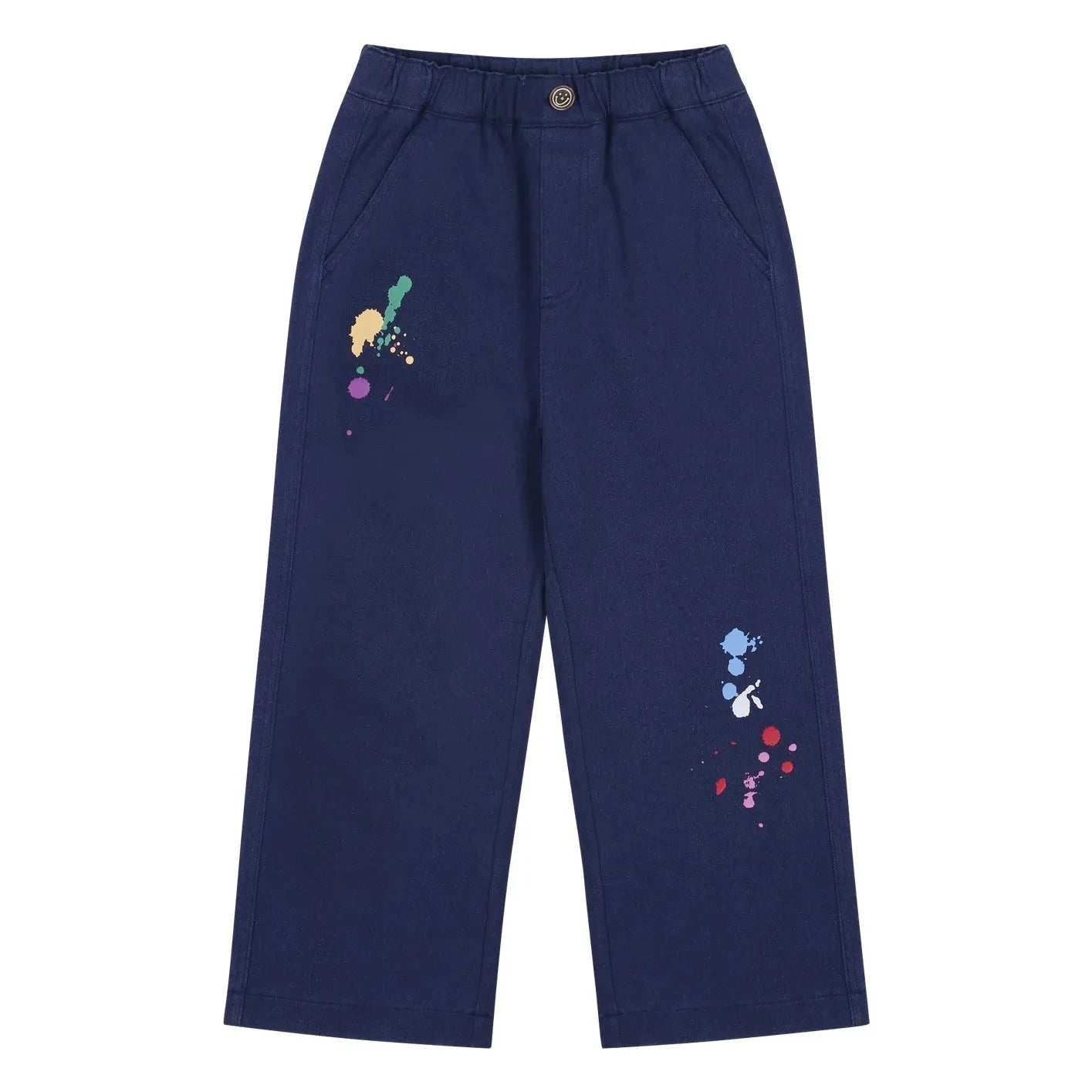 Jelly Mallow - Pantalón de pana con estampado de estrellas | Azul marino