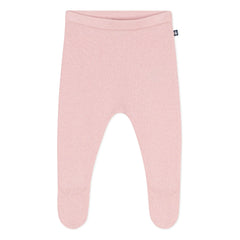 Petit Bateau - Mallas con pies de malla de lana | Rosa