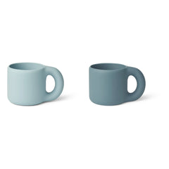 Liewood - Vasos de silicona Kylie - Set de 2 | Azul