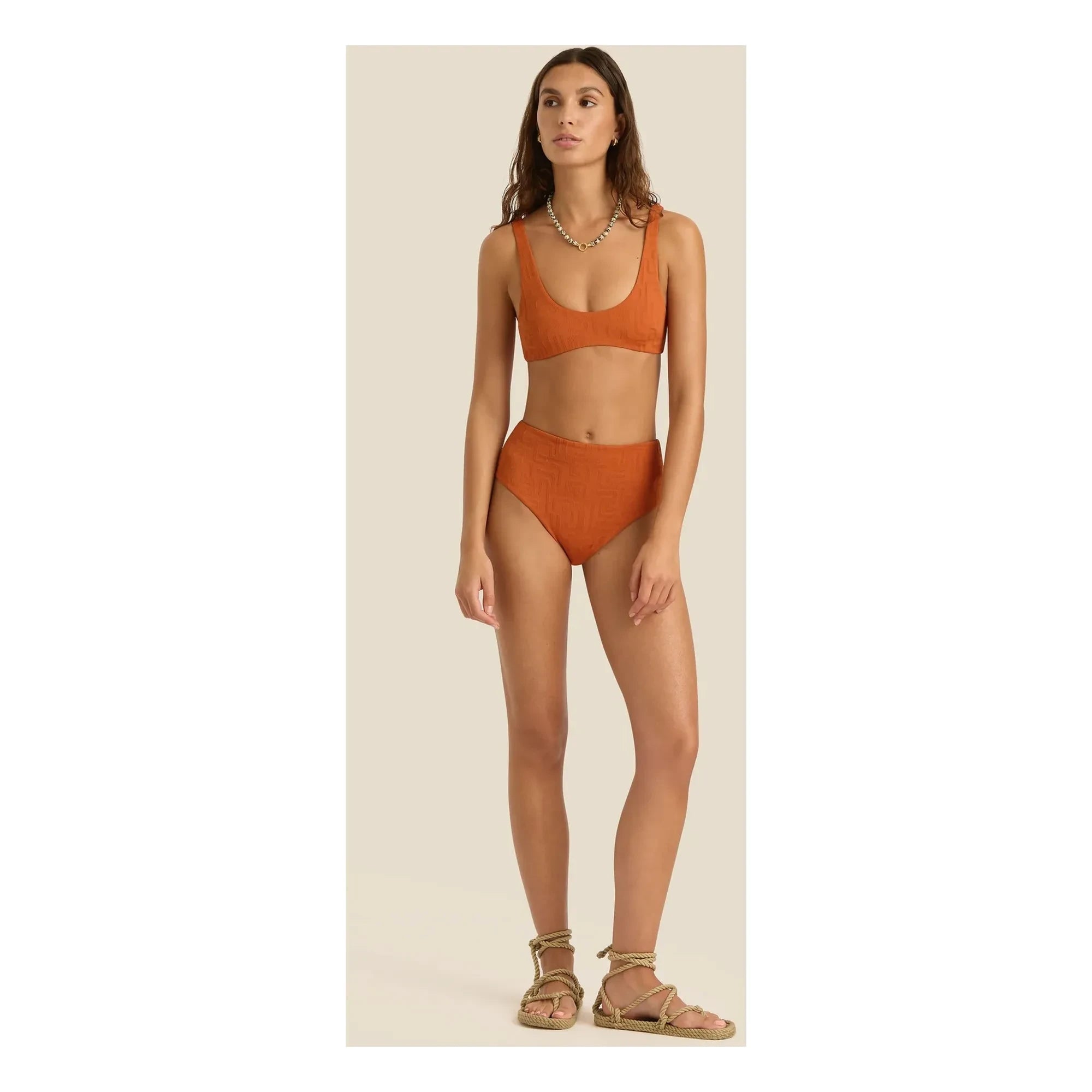 Soleil Soleil - Parte de abajo de bikini June | Terracota