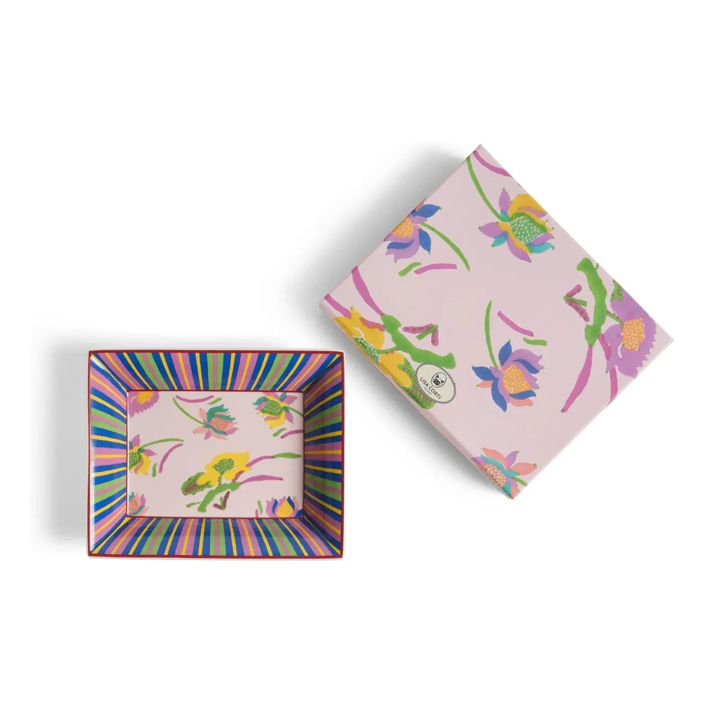 Bandeja de alfileres de porcelana japonesa Lisa Corti | Rosa