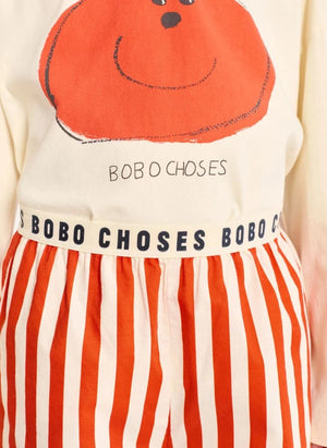 Bobo Choses - Bobo Choses Conjunto de camiseta y pantalón de algodón orgánico | Rojo