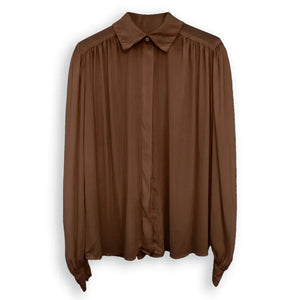 THEAVANT - Blusa de seda Dama | Café