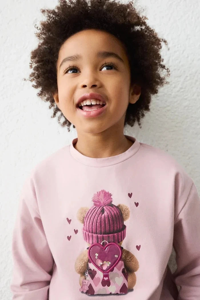 Mayoral blusa de manga larga de algodón para niños