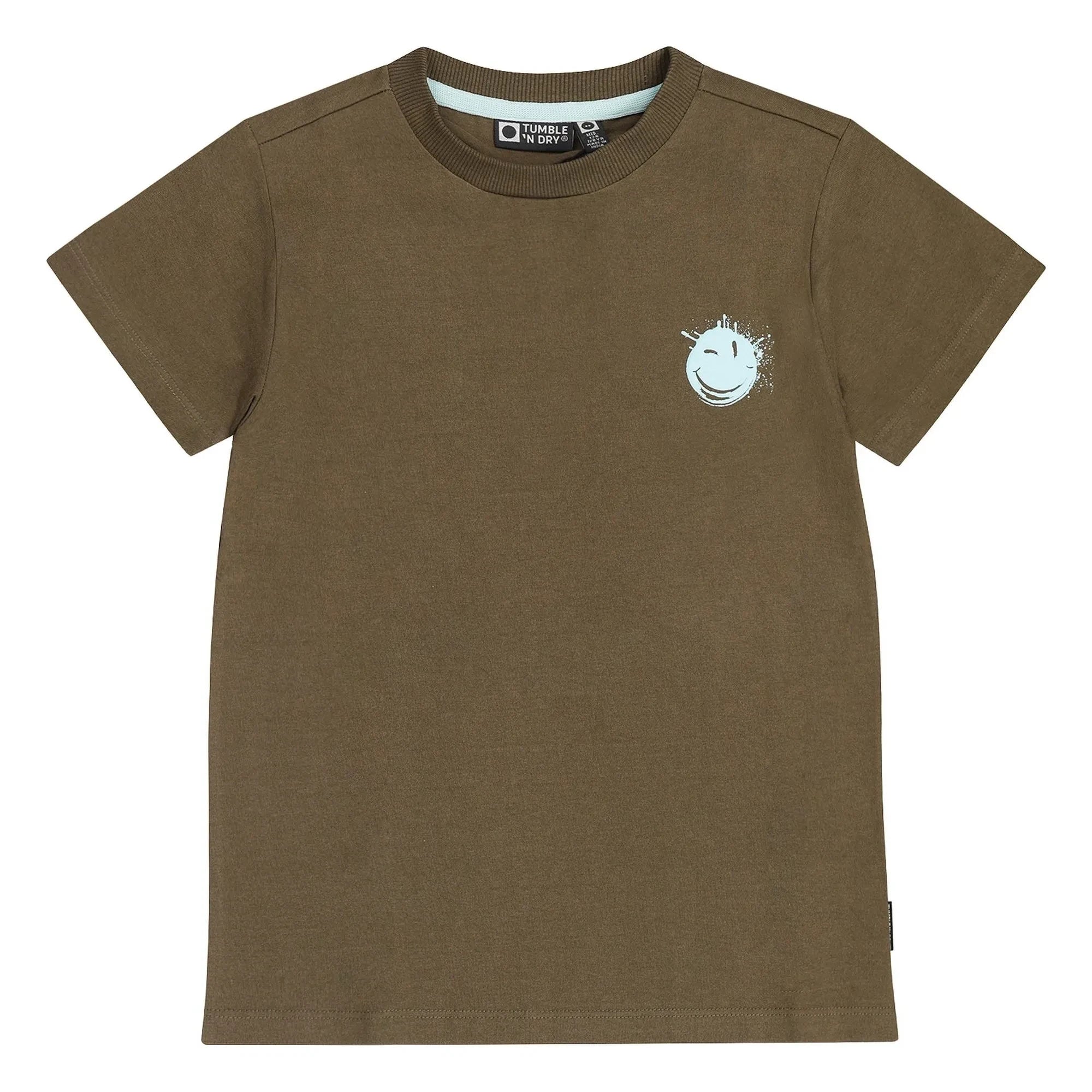 Tumble N'Dry - Camiseta Surface de algodón reciclado | Marrón caqui