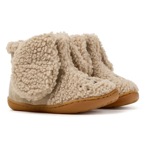 Camper - Twins Rabbit Sherpa Botas | Beige
