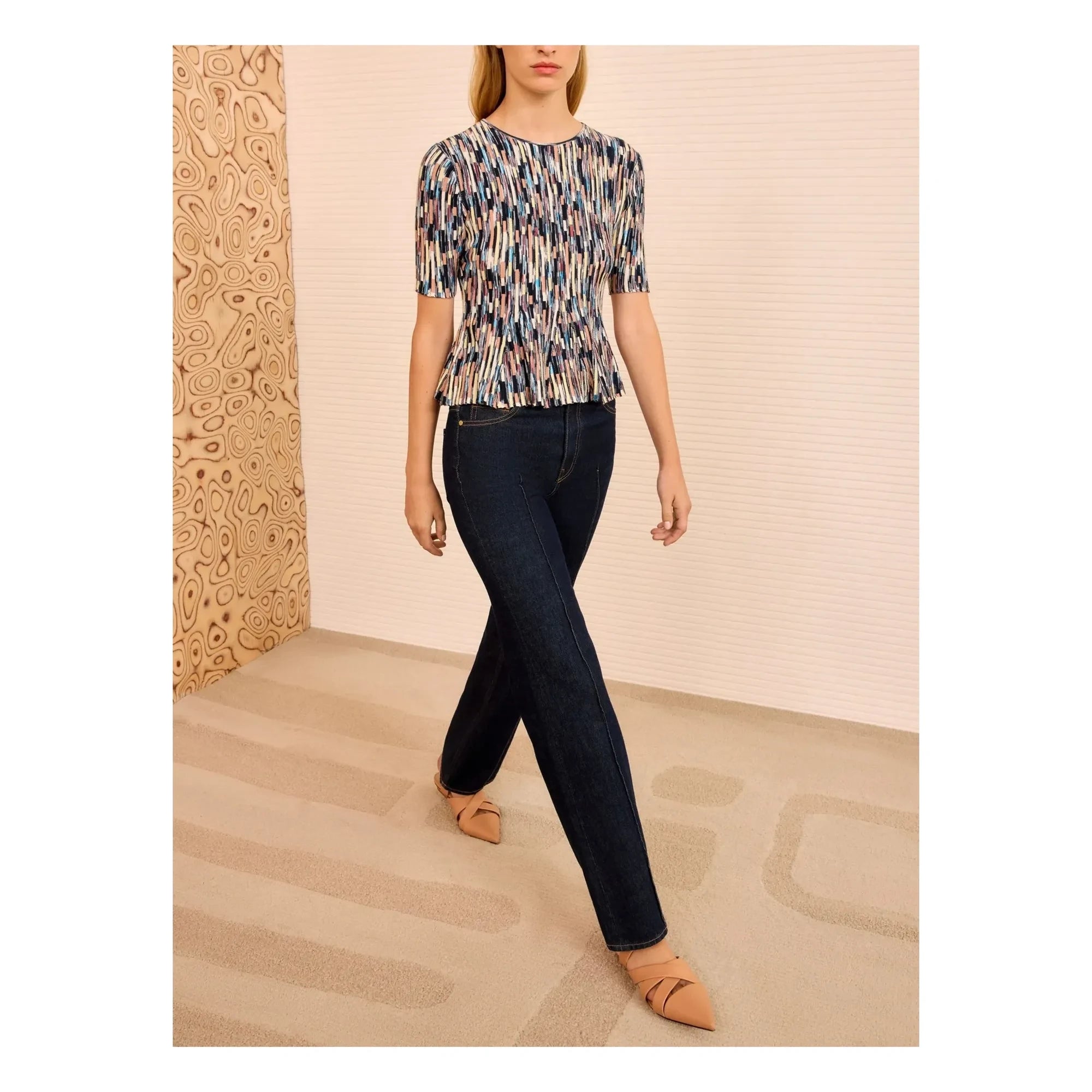 Ulla Johnson - Camiseta de punto Samira | Azul