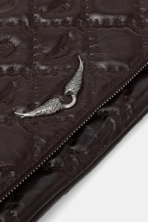 Bolso de piel ZADIG&VOLTAIRE ROCK II VINTAGE MONOGRAM