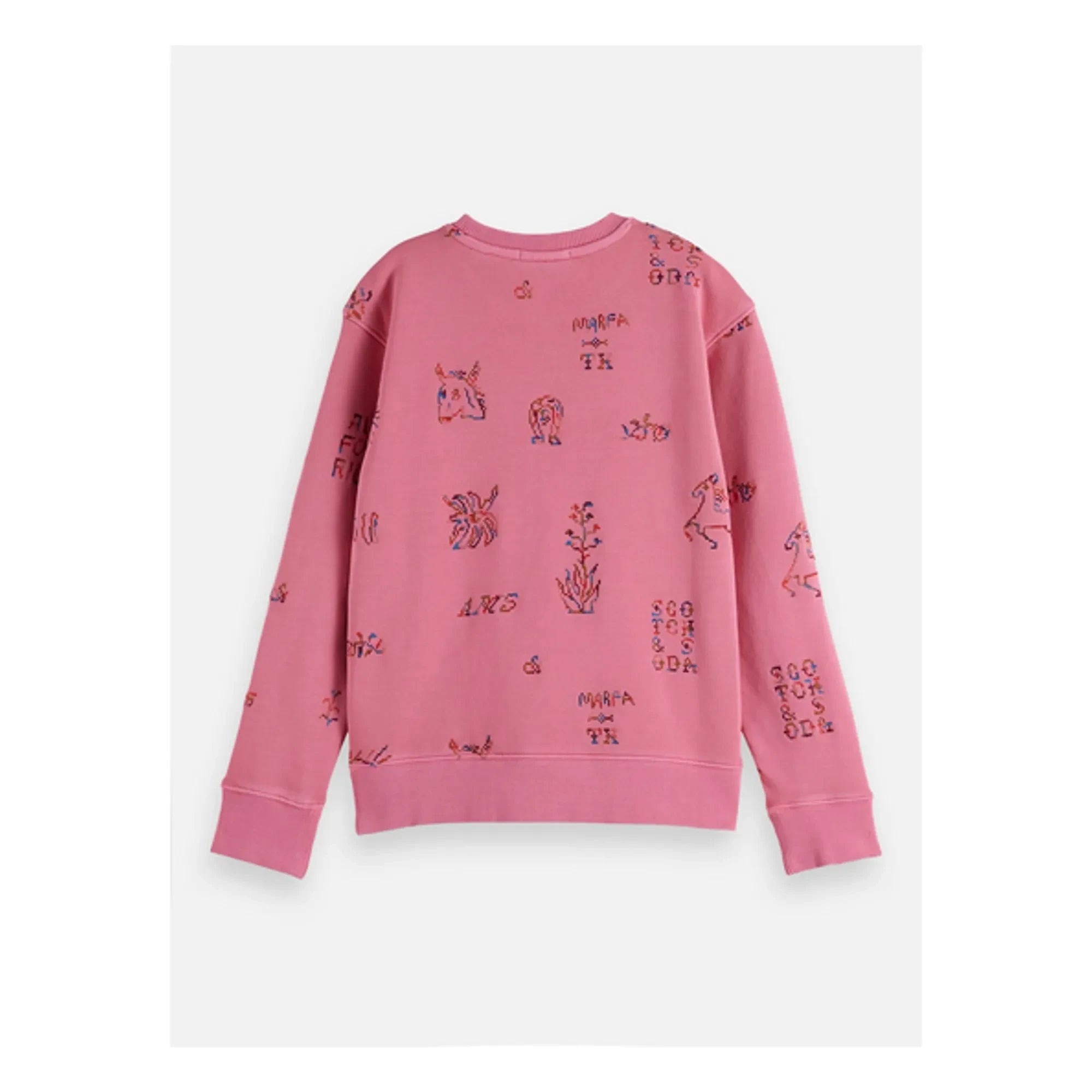 Scotch & Soda - Sudadera bordada con caballos | Rosa