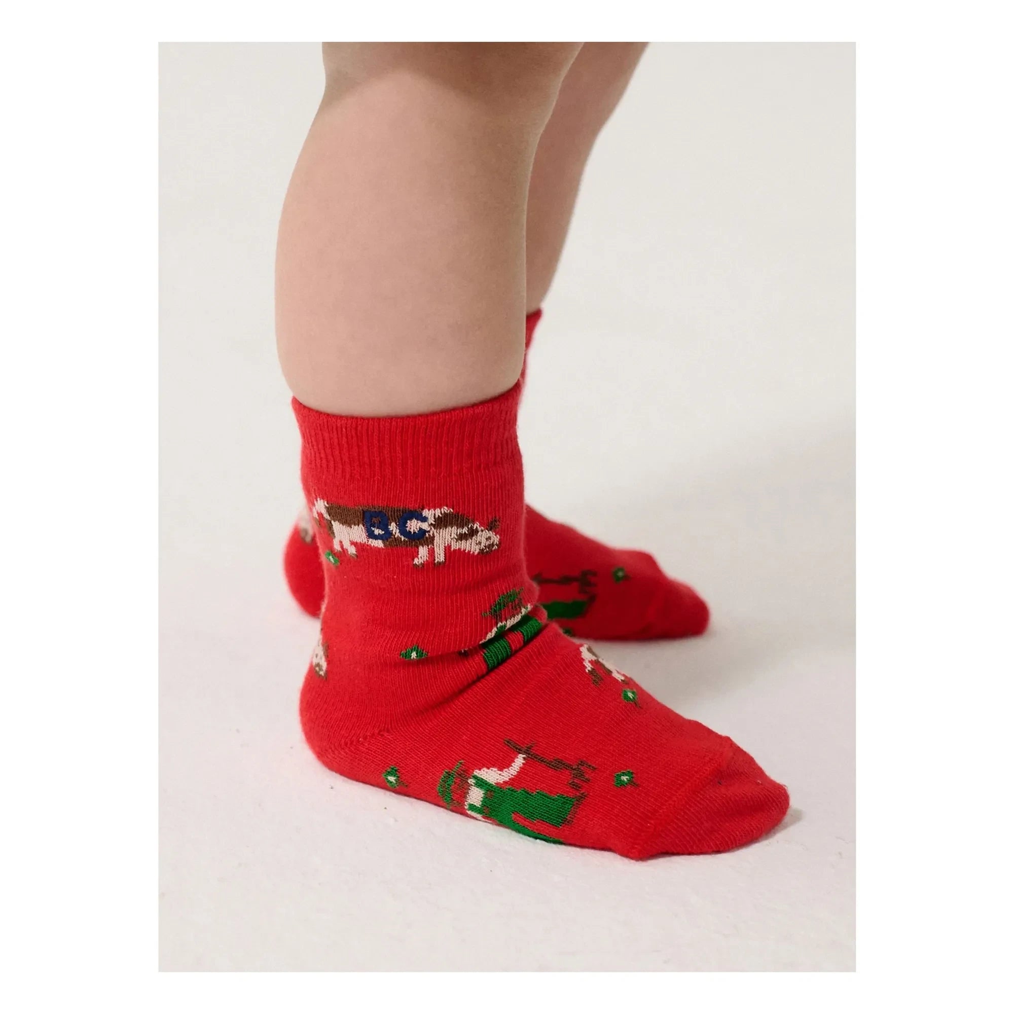 Bobo Choses - Calcetines de granja de algodón orgánico | Rojo