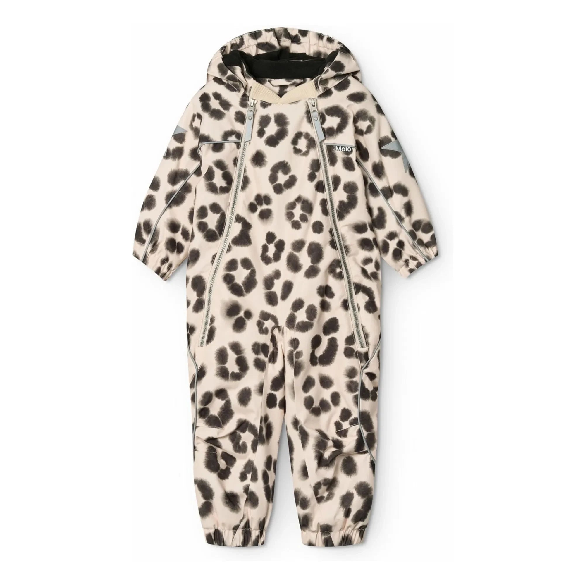 Molo - Mono de esquí Pyxis con estampado de leopardo | Beige
