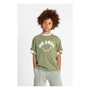 Smallable Kid - Milo Shorts de algodón orgánico | Caqui claro