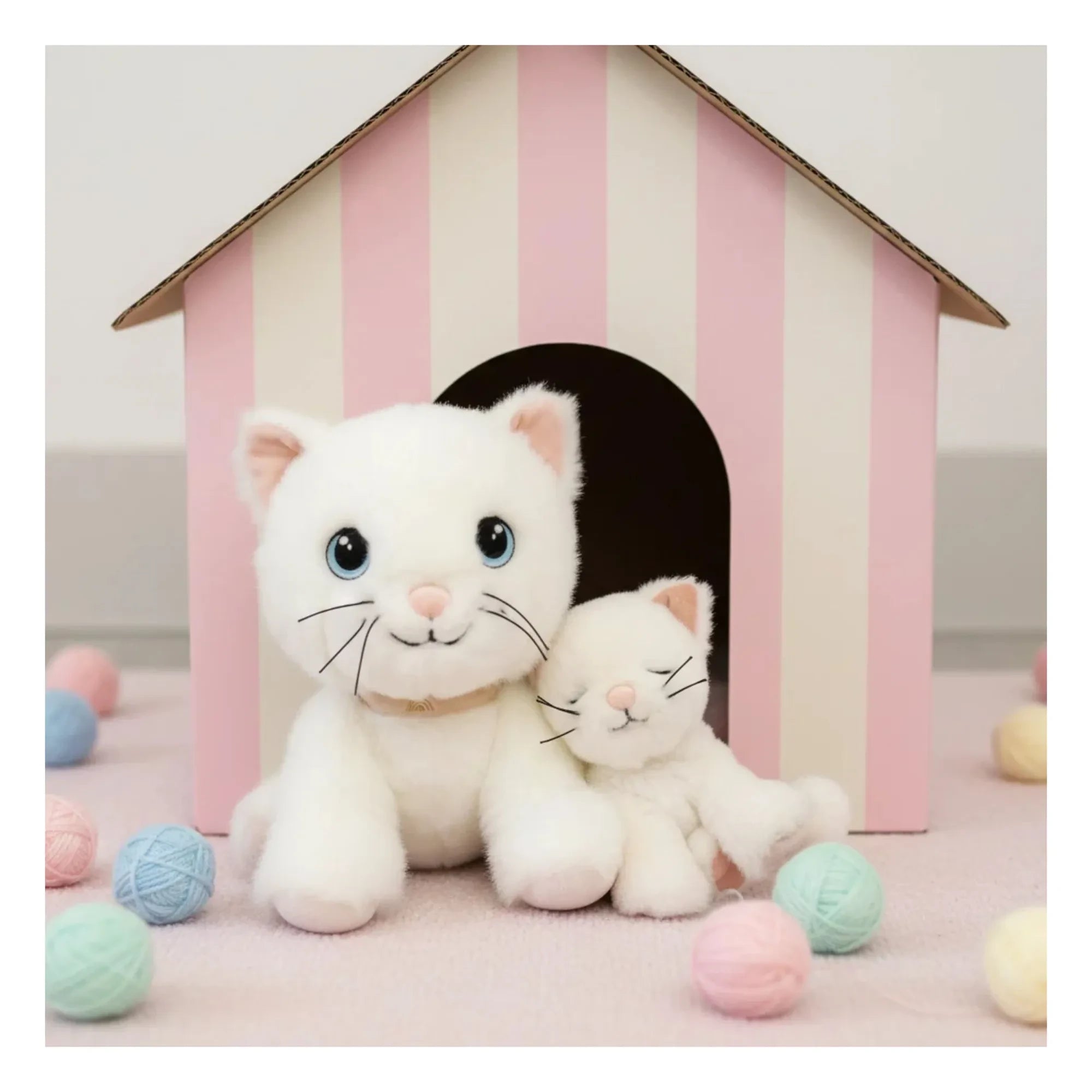 Olli Ella - Peluche gata Kiki | Blanca