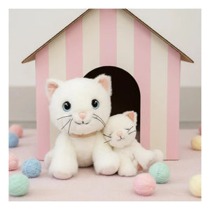 Olli Ella - Peluche gata Kiki | Blanca