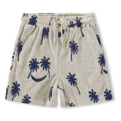 Molo - Pantalón corto de toalla Abay Palm | Gris