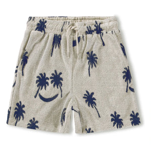 Molo - Pantalón corto de toalla Abay Palm | Gris