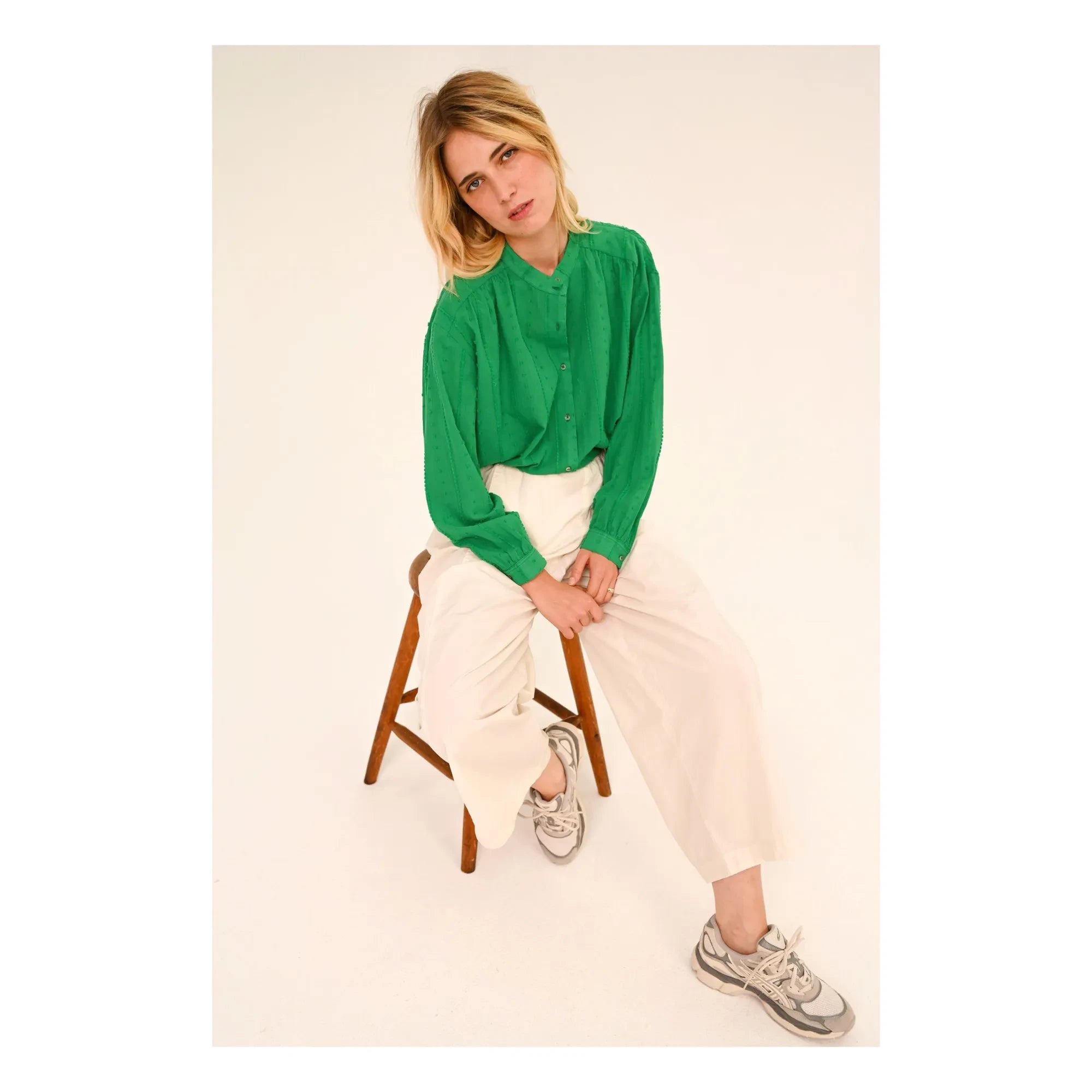 Sacrécoeur - Blusa verde Ella | Verde