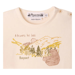 Bonpoint - Camiseta de algodón orgánico Tahsin | Crudo