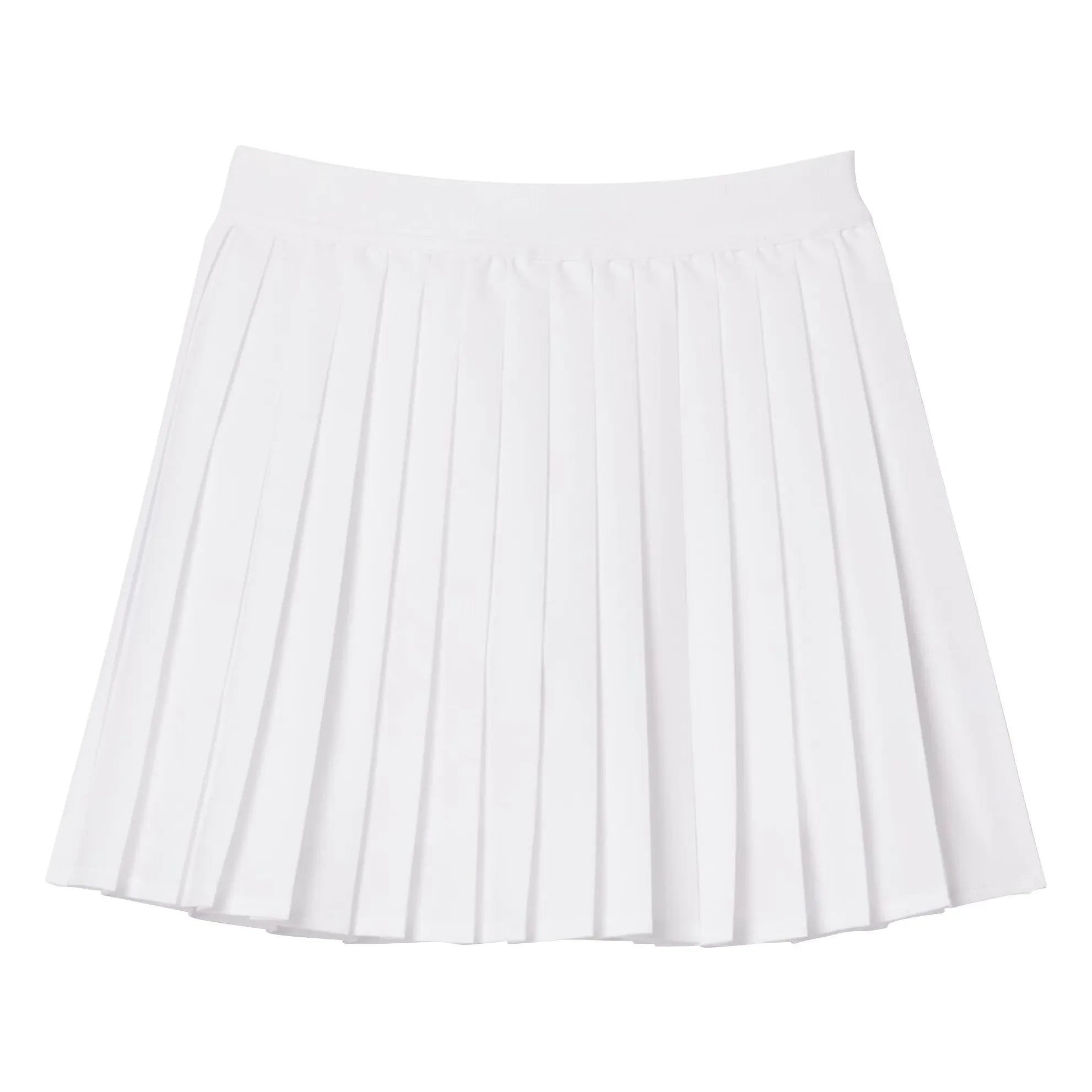 Lacoste - Falda plisada de fibra reciclada | Blanco