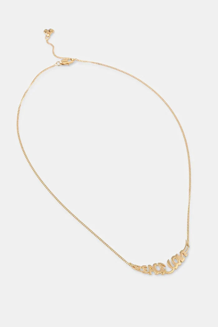 Collar PEACE de latón para mujer de Zadig&Voltaire