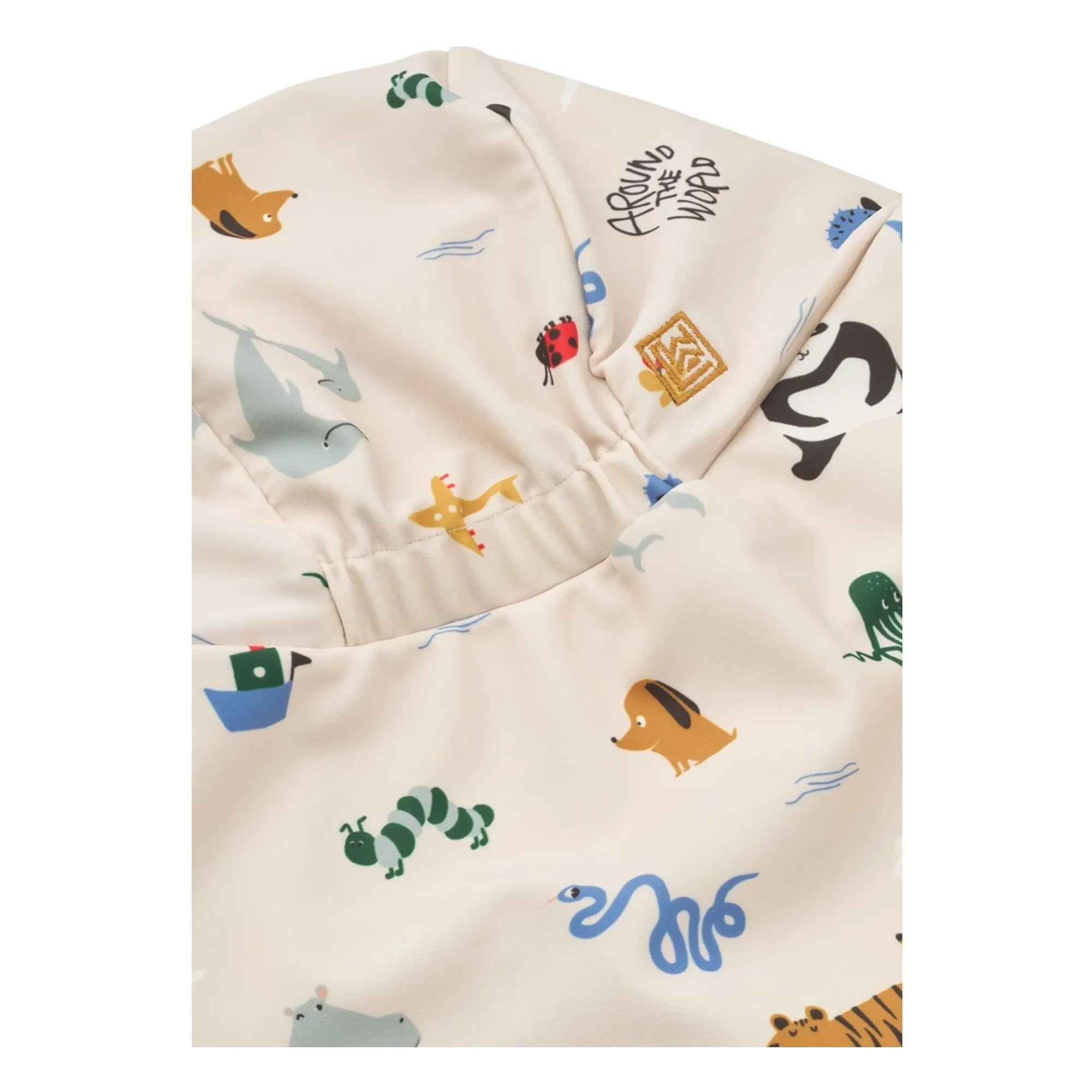 Liewood - Sombrero Cecilia con protección UV y diseño animal | Crudo