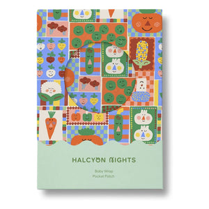 Halcyon Nights - Arrullo de verduras de algodón orgánico | Naranja