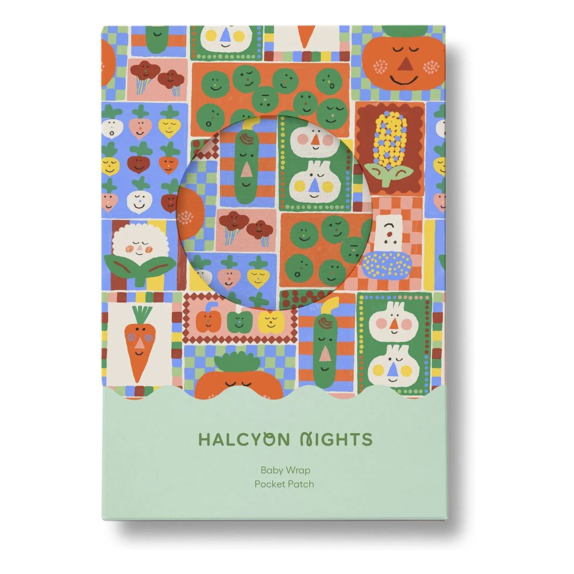 Halcyon Nights - Arrullo de verduras de algodón orgánico | Naranja