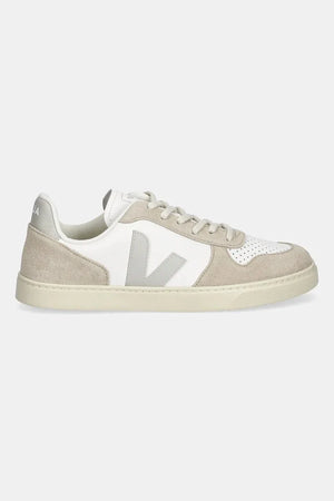 Zapatillas de piel para niño Veja Small V-10 Laces