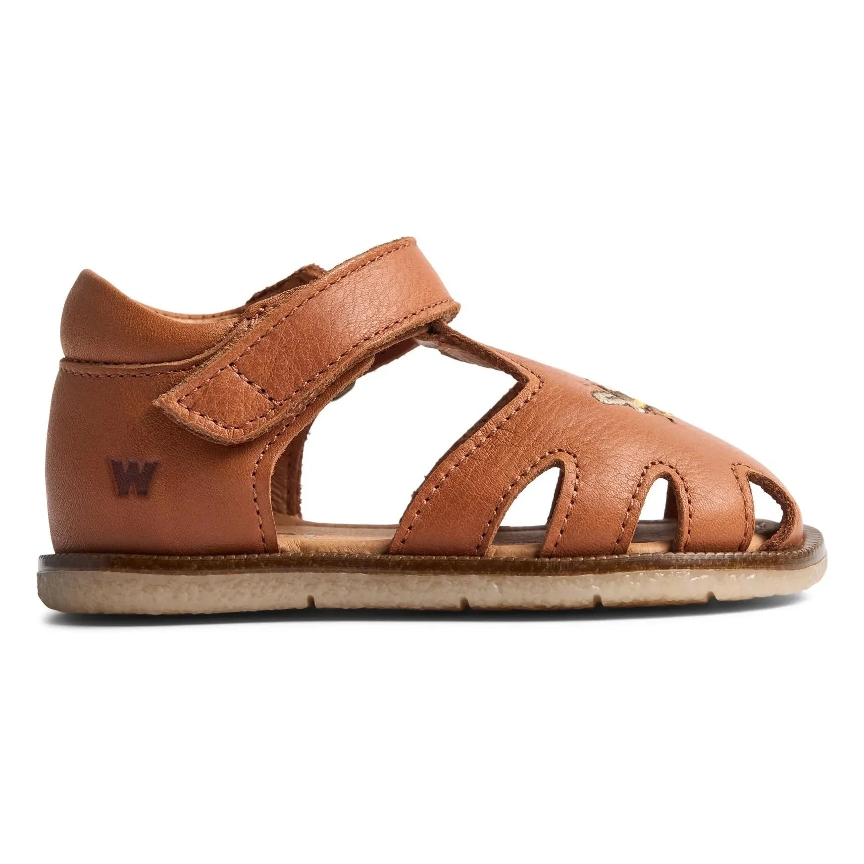 Trigo - Sandalias de piel Abeilles Lowe | Marrón